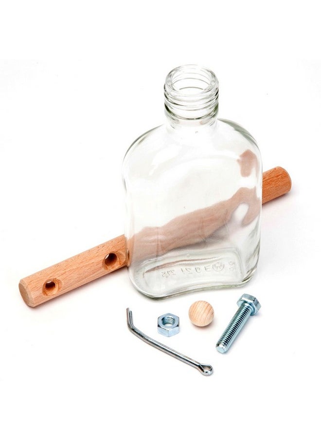 Bits and Pieces Bits and Pieces - Bottled Frustration Impossible Puzzle Bottle - Glass Bottle Brain Teaser Puzzles for Adults - Brain Game - 3" x 8" x 1-1/2"  - Image 4