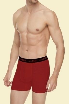 Tutku Elit Passion Elite Men's Claret Red 3-Pack Elastane Modal Sports Boxer