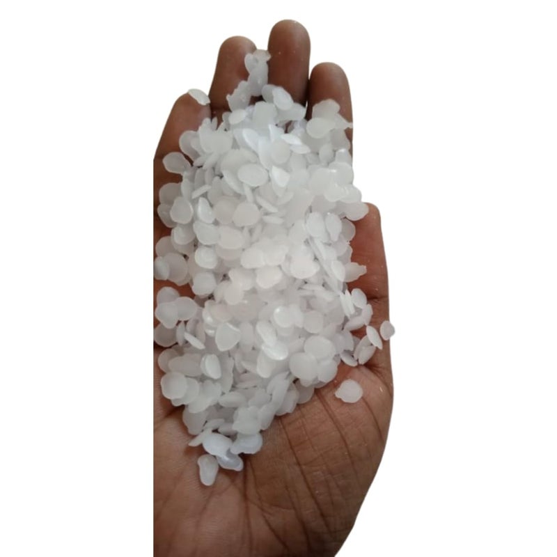 Granules Refined CPCL Paraffin Candle Wax White Colour Waxpellets for Candle Making Art and DIY Crafts Pack of 1kg or 1000 Grams - Image 1