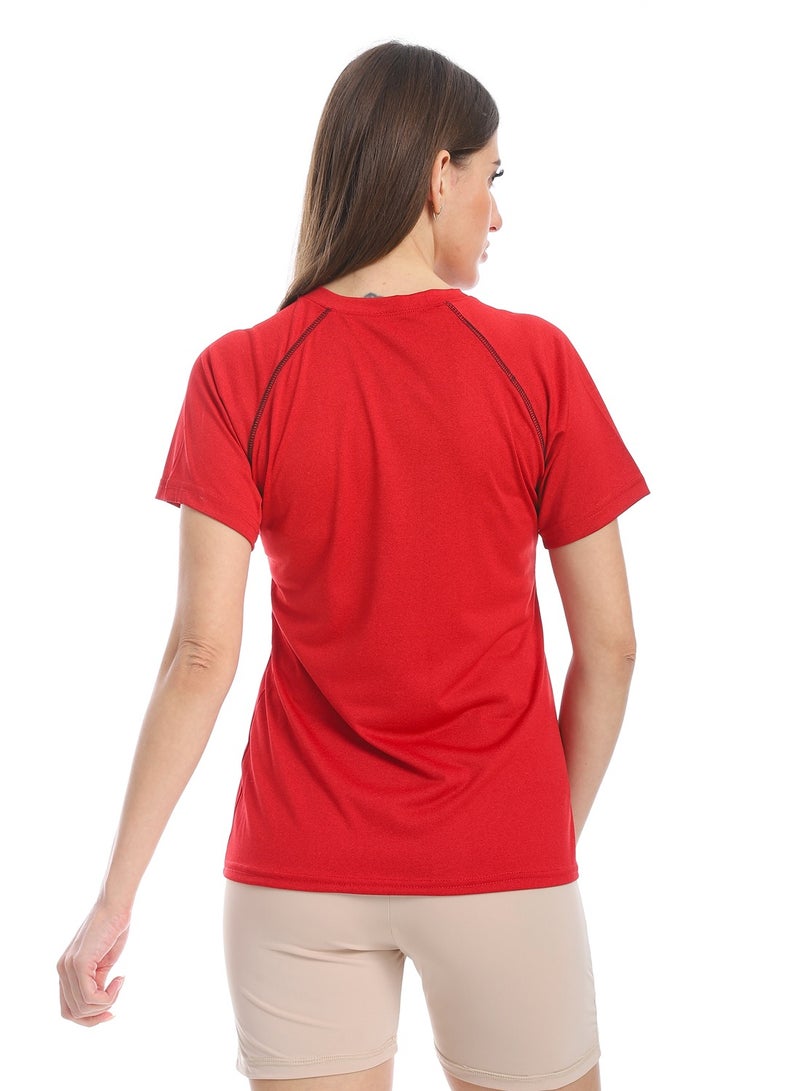 Caesar women sport t-shirt with half sleeves - Image 5