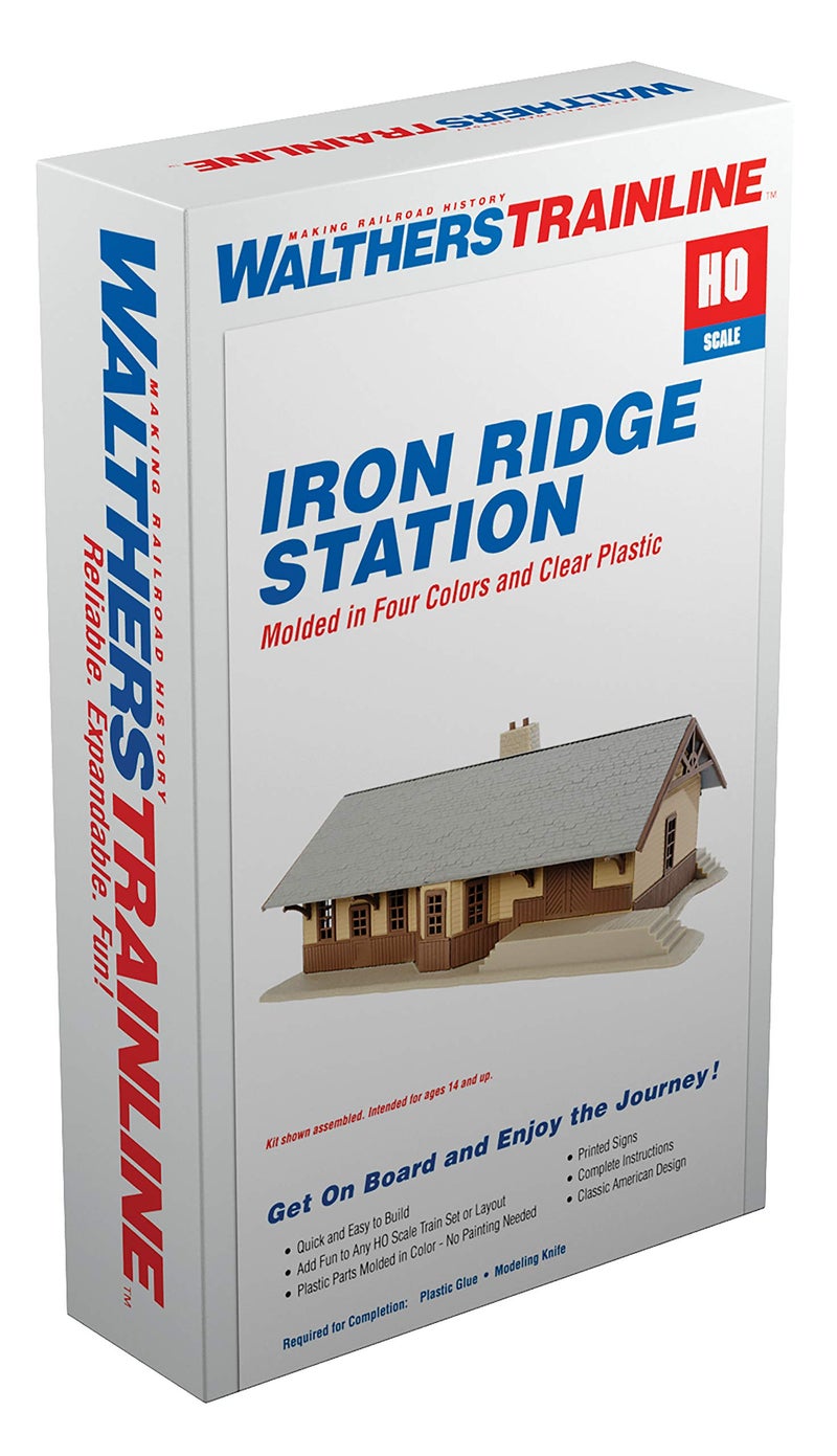 Walthers Trainline HO Scale Model Iron Ridge Station - Image 5