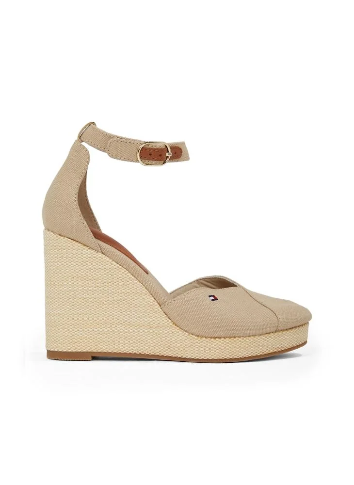 تومي هيلفيغر Closed Toe Wedge Espadrilles