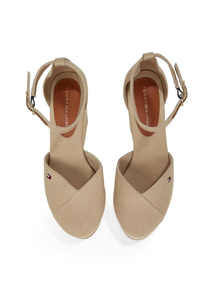 تومي هيلفيغر HIGH CLOSED TOE WEDGE ESPADRILLES