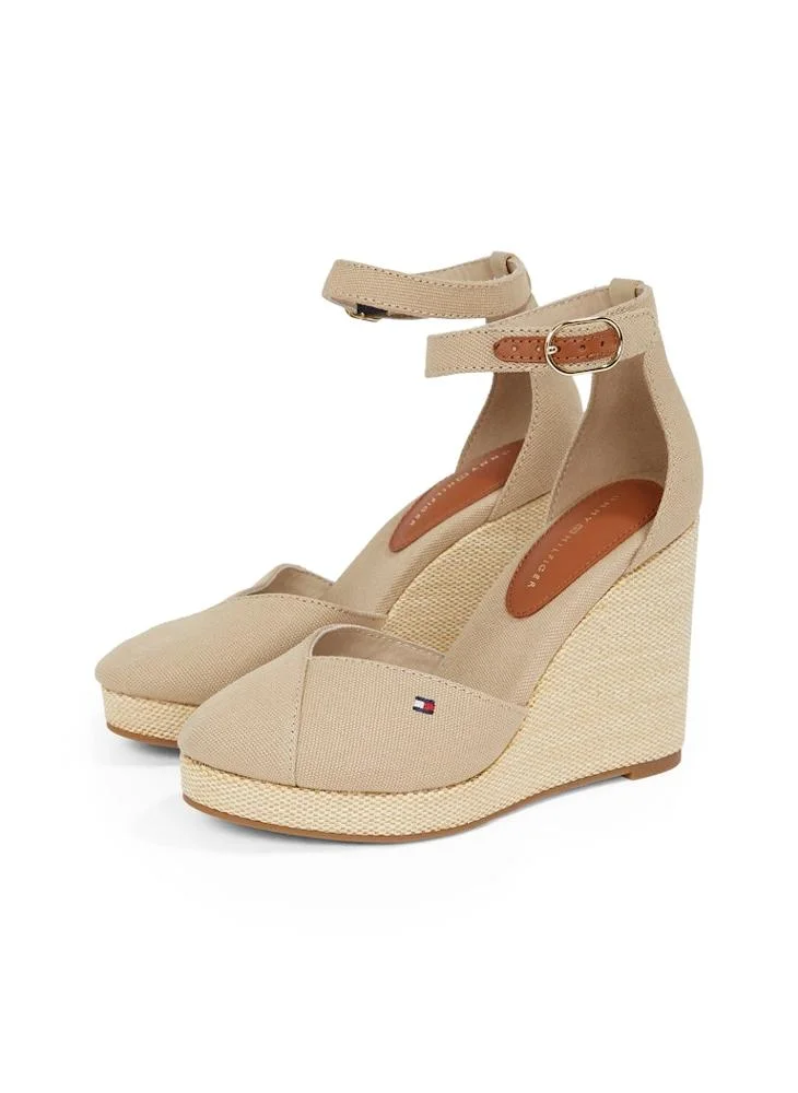 تومي هيلفيغر HIGH CLOSED TOE WEDGE ESPADRILLES