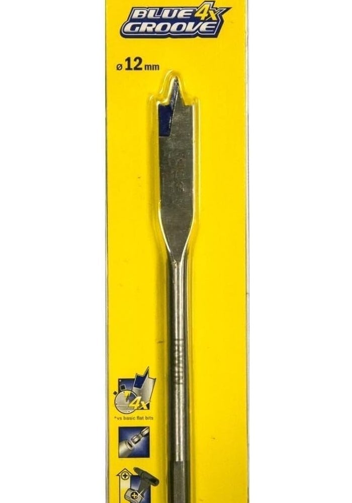 Irwin 4X Blue Groove Flat Bit 12mm x 152mm