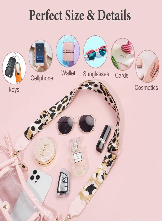 حقيبة شفافة من XYWstore مناسبة للفعاليات الرياضية، حقائب يد صغيرة شفافة قابلة للحمل على الكتف معتمدة للحفلات الموسيقية للنساء. - Image 5
