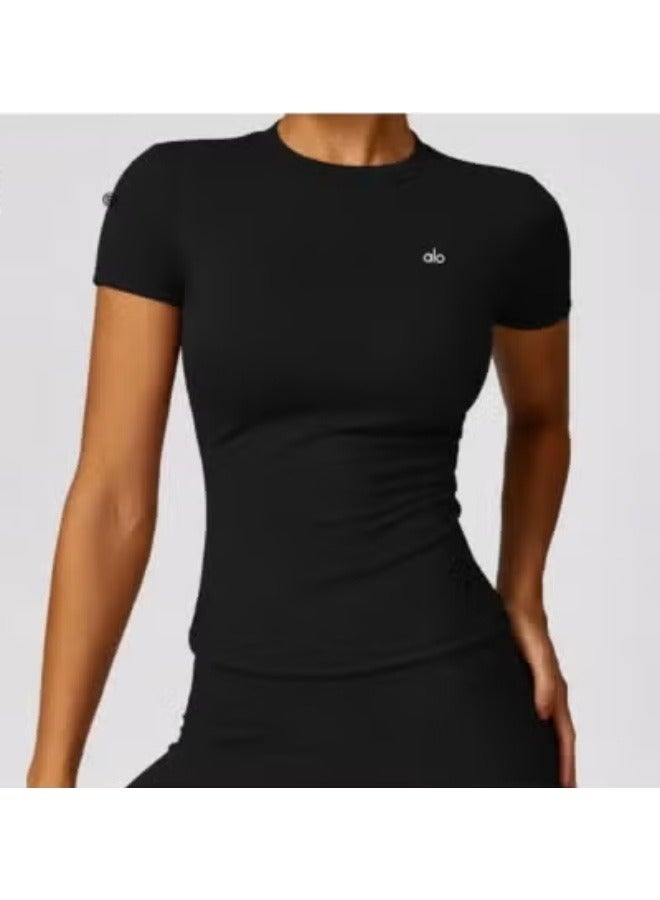 Alo Yoga Lady sports short sleeve quick drying - Image 1