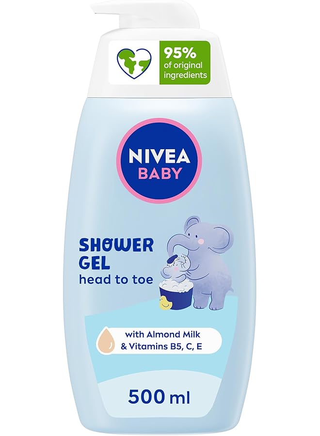 Nivea Baby Bath Shower Gel & Shampoo Head To Toe Calendula Extract 500Ml - Image 1