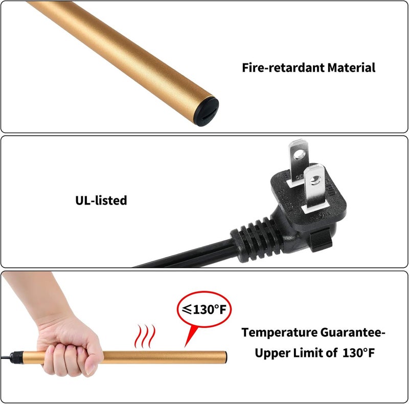 briidea Safe Dehumidifier Rod, Rod Reducing Humidity with Easy Installation and Plug Cord Easily Threading through Safe's Hole, 12/16/24 inches Effective Coverage up to 100/150/300 Ft³ - Image 3