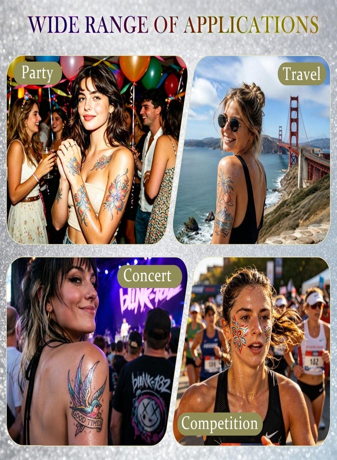 IJIANG Temporary Tattoos Markers for Body Skin - 15 Metallic - Image 5