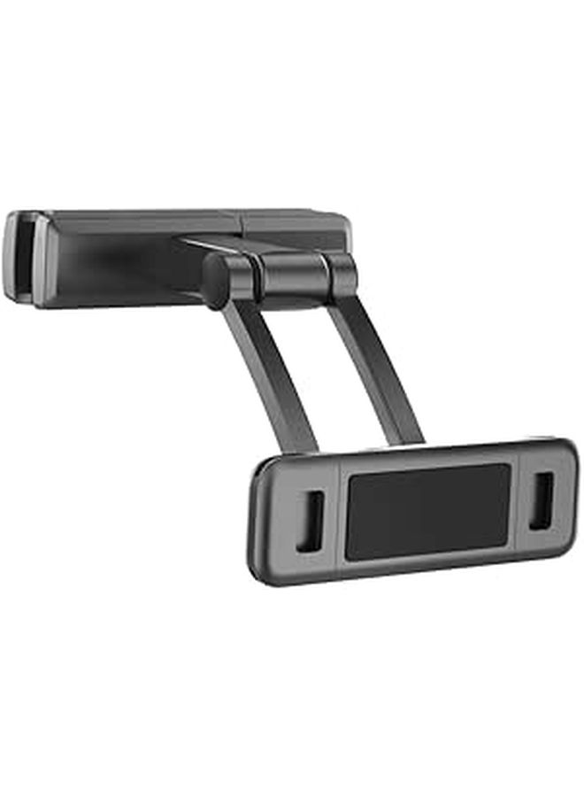 Universal Car Headrest Tablet Holder Mount with Charging Access for Backseat Viewing - Image 1