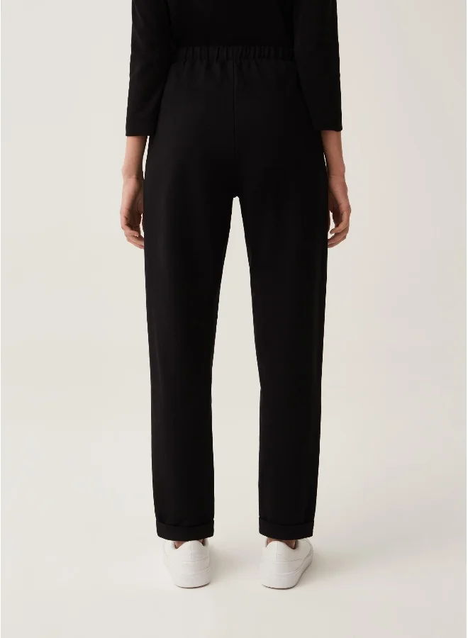 Ovs Ovs Fitness French Terry Joggers With Turn-Ups