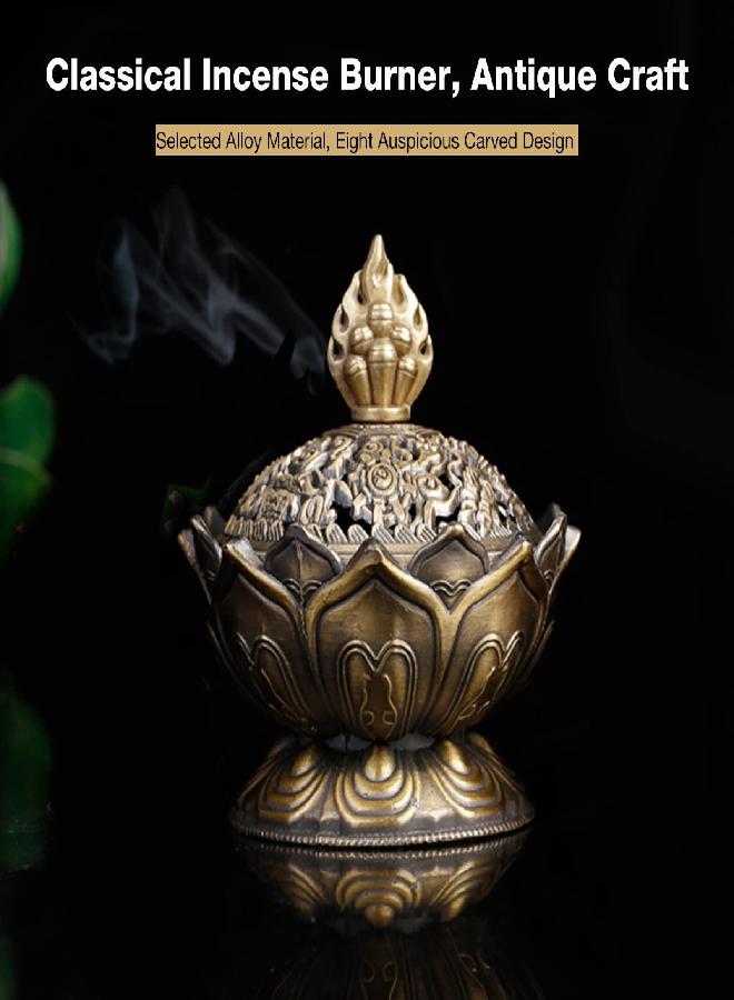 Eboxer 2 Colors Incense Incense Holder, Elegant Decoration for Home (Bronze) - Image 2