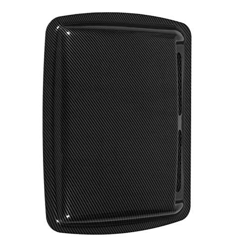 Shanrya Decorative Air Intake Covers, Self Adhesive Design Car Hood Vents Hood Scoop Vent Bonnet Cover Hood Scoop for Cars (Carbon Fiber Pattern) - Image 4