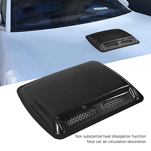 Shanrya Decorative Air Intake Covers, Self Adhesive Design Car Hood Vents Hood Scoop Vent Bonnet Cover Hood Scoop for Cars (Carbon Fiber Pattern) - Image 3