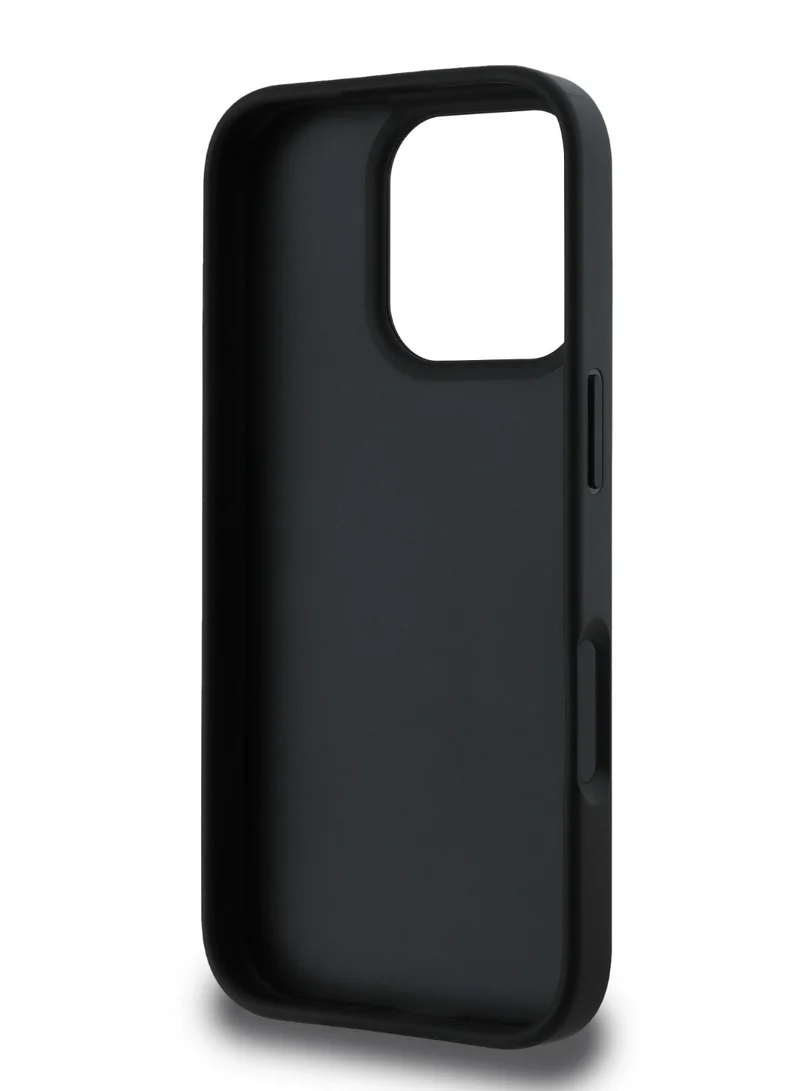 GUESS PU 4G Big Love Guess Logo Case for iPhone 16 Pro - Black