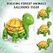 AUGHOA Green Turtle Balloon 26 Inch Large Walking Tortoise Foil Balloon Green Balloons for Turtles Birthday Party Pet Themed Party St Patricks Day Decoration - Image 4
