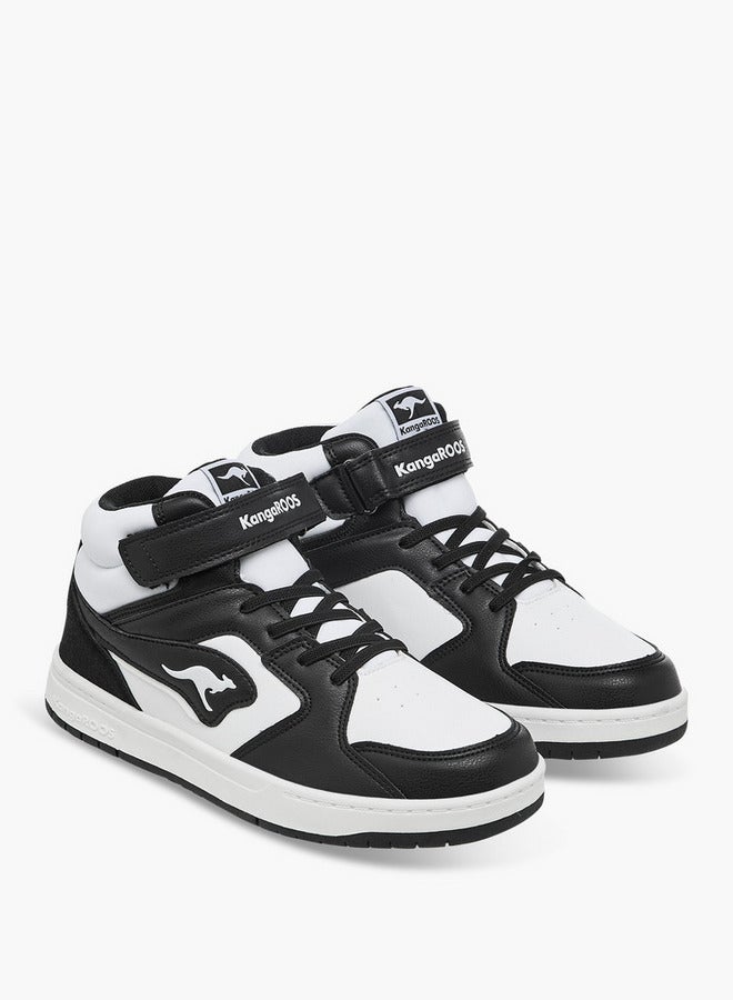kangaROOS Women's Panelled High Top Shoes with Hook and Loop Closure - Image 1