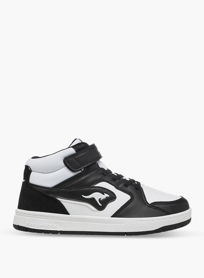 kangaROOS Women's Panelled High Top Shoes with Hook and Loop Closure - Image 3