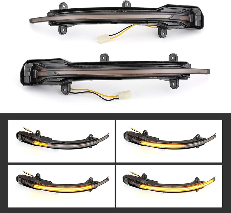 Vuzmode Dynamic Turn Signal Side Mirror Indicator Lights - Image 4