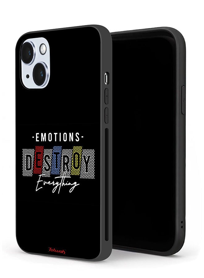 Tolwak Apple iPhone 14 Plus Protective Case Emotions Destroy Everything - Image 1