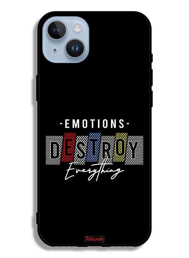 Tolwak Apple iPhone 14 Plus Protective Case Emotions Destroy Everything - Image 2