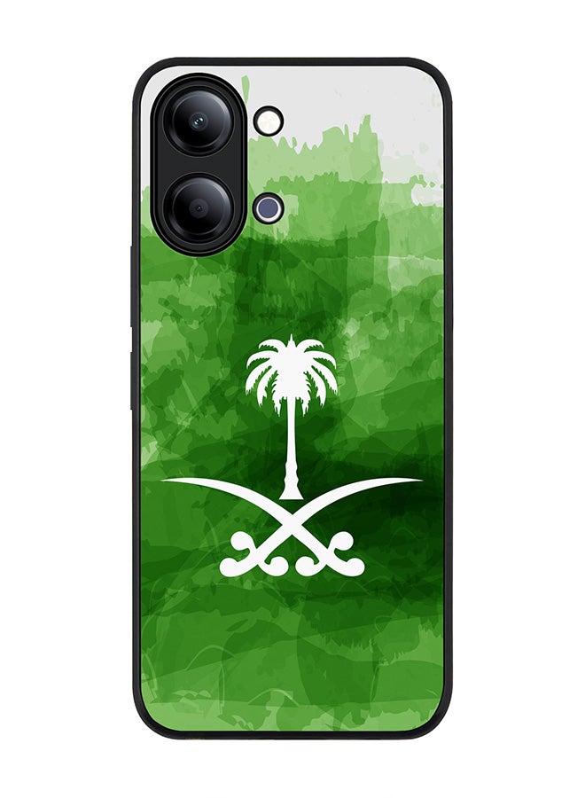 Stylizedd For vivo Y21 / Y11 Case,Slim fit Camera Protection, Shockproof Thin Phone cover  - Saudi Emblem - Image 1