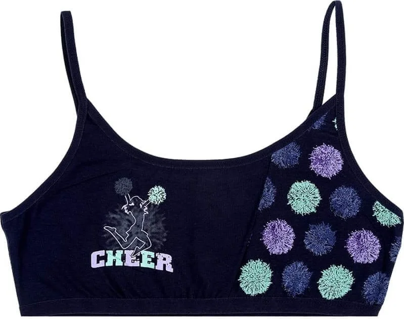 Donella 10-Piece Cheer Printed Girls' First Bra - 5971461FPC