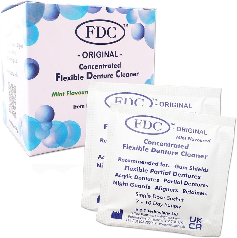 FDC Flexible Denture Cleaner FDC 3 Months Supply Valplast Other Dental Appliances 1 Box 3 Months Supply by FDC - Image 1