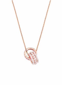 Tangled Rings Pendant Necklace