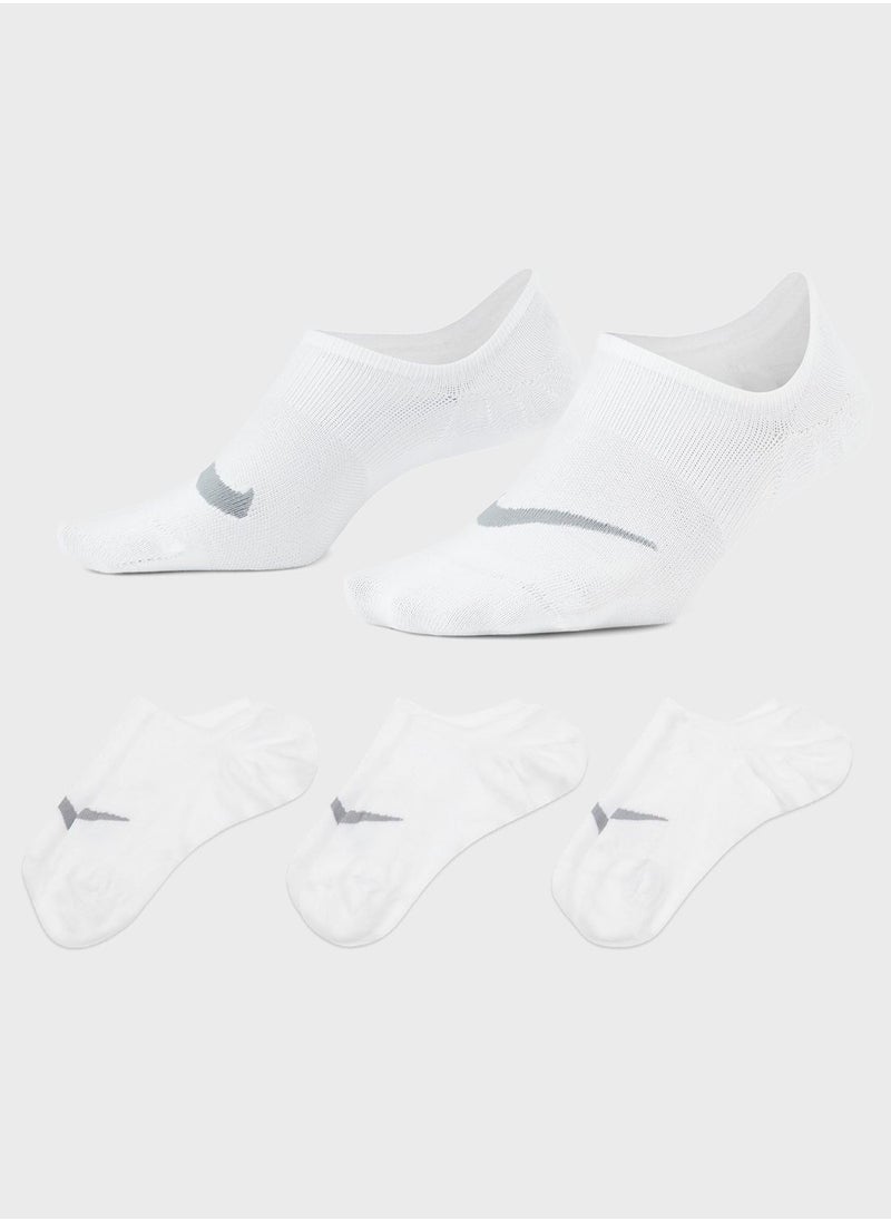 Nike 3 Pack Everyday Plus No Show Socks  - Image 2