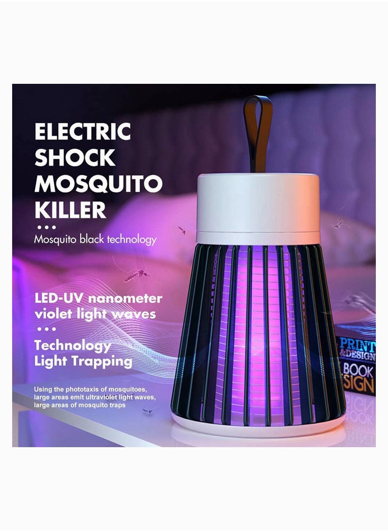 KASTWAVE - Bug Zapper Mosquito Killer Electric Mosquito Killing Lamp Portable USB LED Light Mosquito Trap for Home Bedroom Outdoor Camping Mosquito Killer Lamp Mosquito Trap USB Powered Green - Image 1