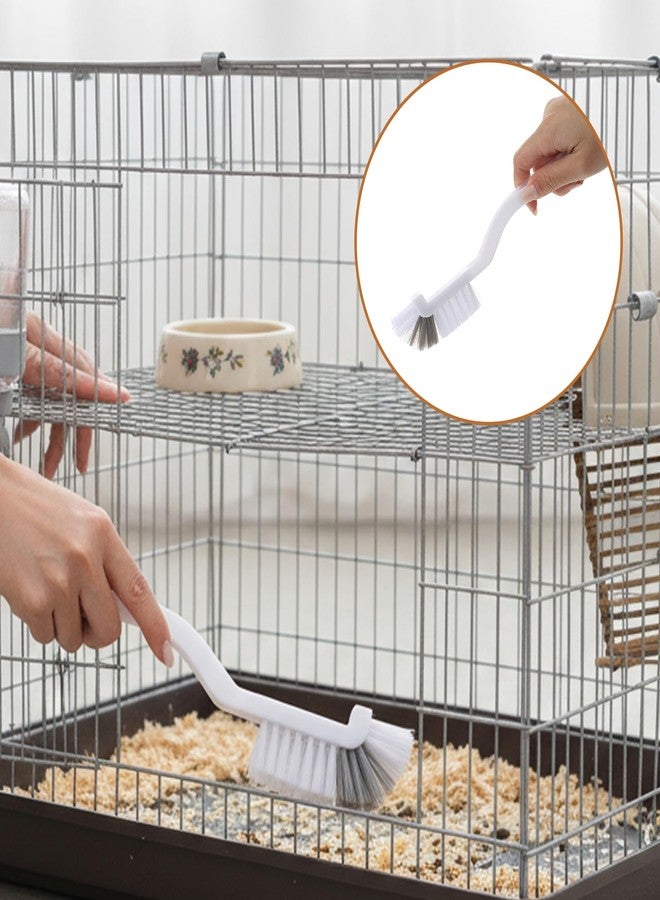 Macuezu 4 PCS Bird Cage Cleaning Brush Set, 3 Styles Cage Cleaner Brushes Set with Shovel, Cleaning Brushes Accessories for Pet Cages, Parrot Cages - Image 5