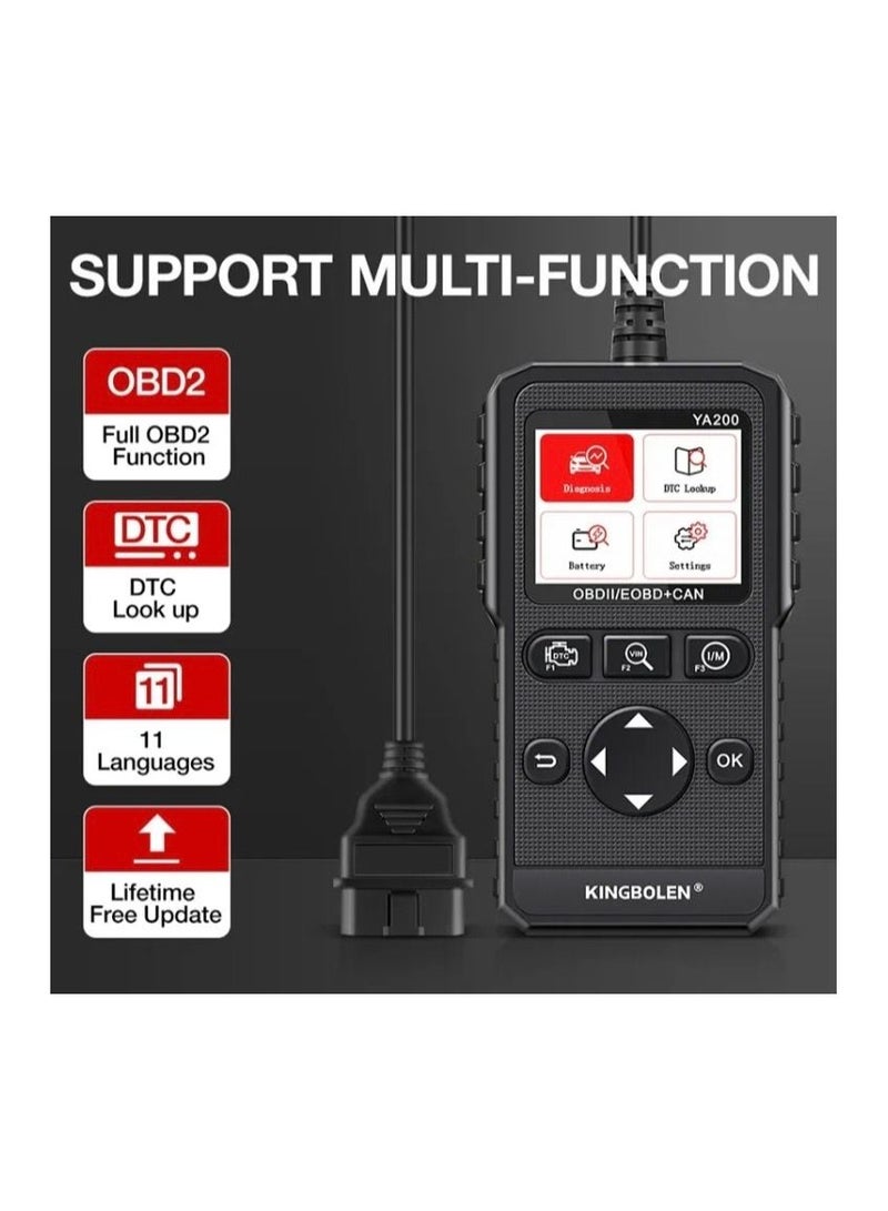 kingbolen King Bolen Multilingual Car Diagnostic Tool Scanner Voltage Search Lifetime Test Free Update - Image 5
