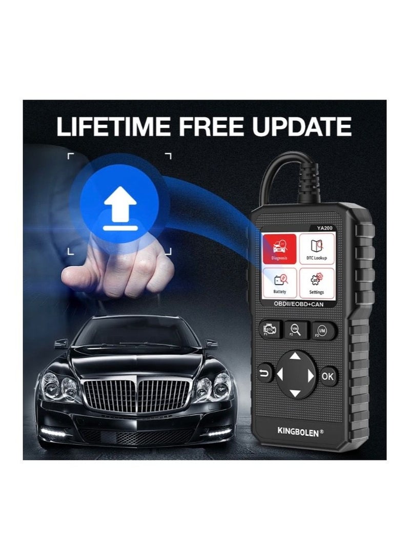 kingbolen King Bolen Multilingual Car Diagnostic Tool Scanner Voltage Search Lifetime Test Free Update - Image 2