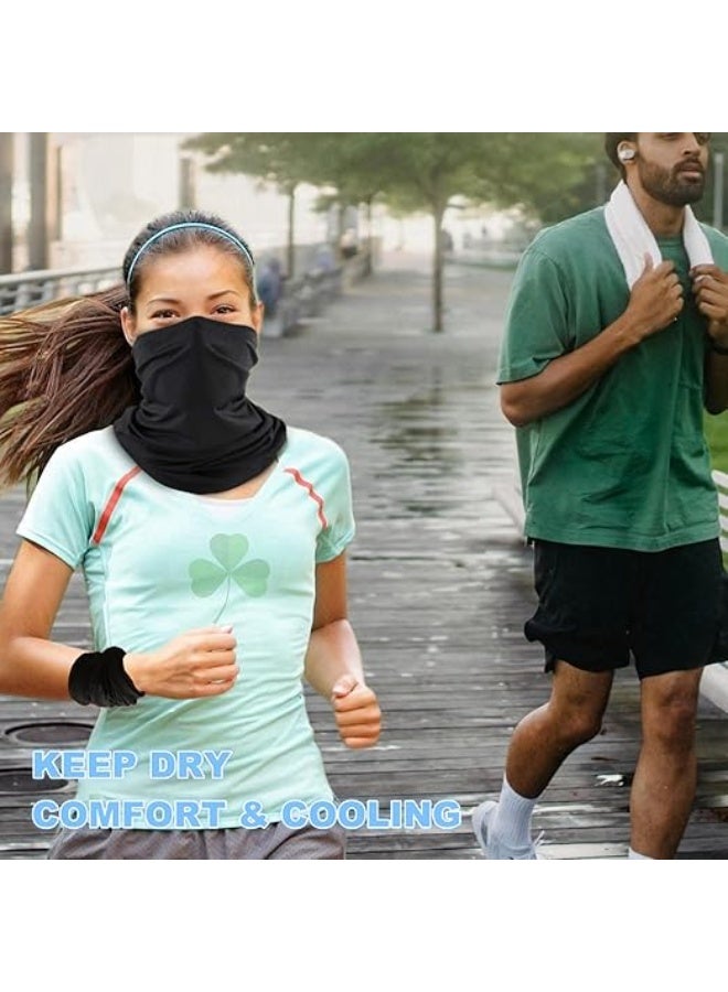 6Pcs Sun Protective Neck Gaiter Sun UV Protection Face Mask for Cycling Fishing Mountaineering and Sports - Image 2