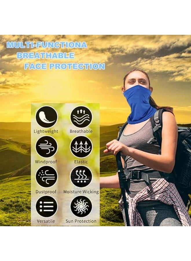 6Pcs Sun Protective Neck Gaiter Sun UV Protection Face Mask for Cycling Fishing Mountaineering and Sports - Image 4