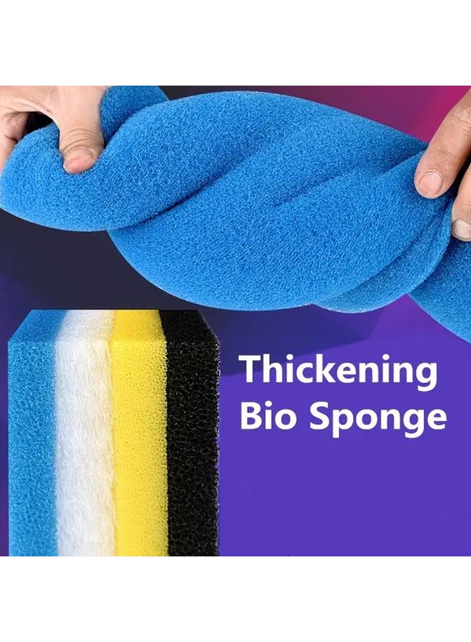 مرشح حيوي أسود كبير مسامي لوسائط الترشيح في أحواض الأسماك لمياه صافية كريستالية وأسماك صحية - Image 3