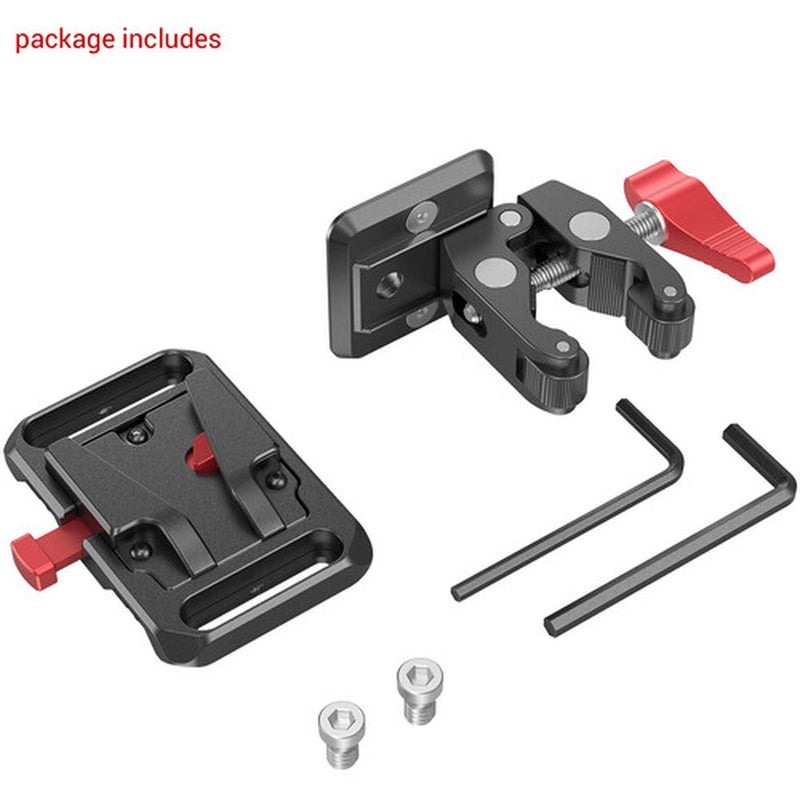 SmallRig Mini V Mount Battery Plate with Crab-Shaped Clamp - Image 3