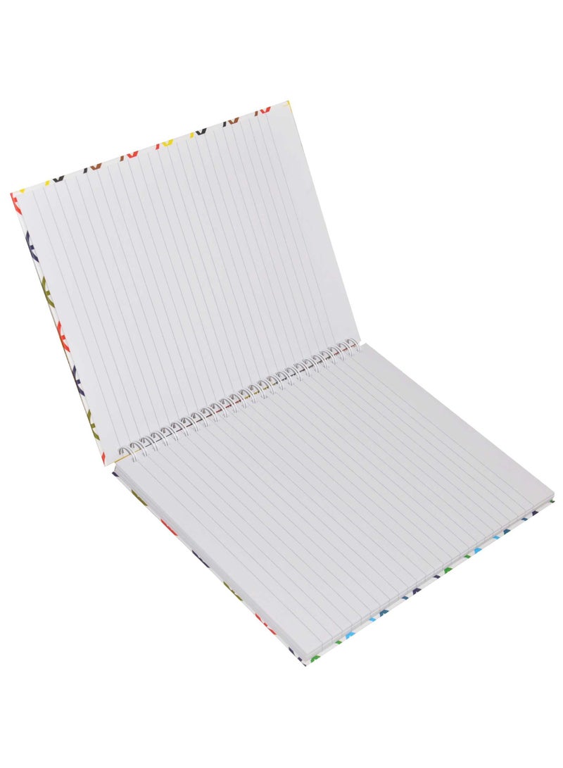 FIS LIGHT Pack of 5  Spiral Hard Cover Note Book 100 Sheets. Size : 9X7 Inches (22.86 X 20.32 CM) -LINBS971001307 - Image 2