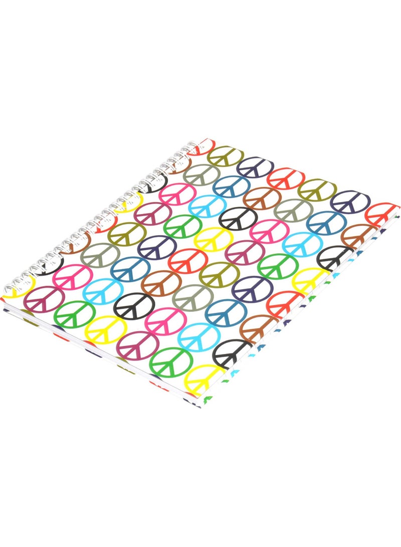 FIS LIGHT Pack of 5  Spiral Hard Cover Note Book 100 Sheets. Size : 9X7 Inches (22.86 X 20.32 CM) -LINBS971001307 - Image 4