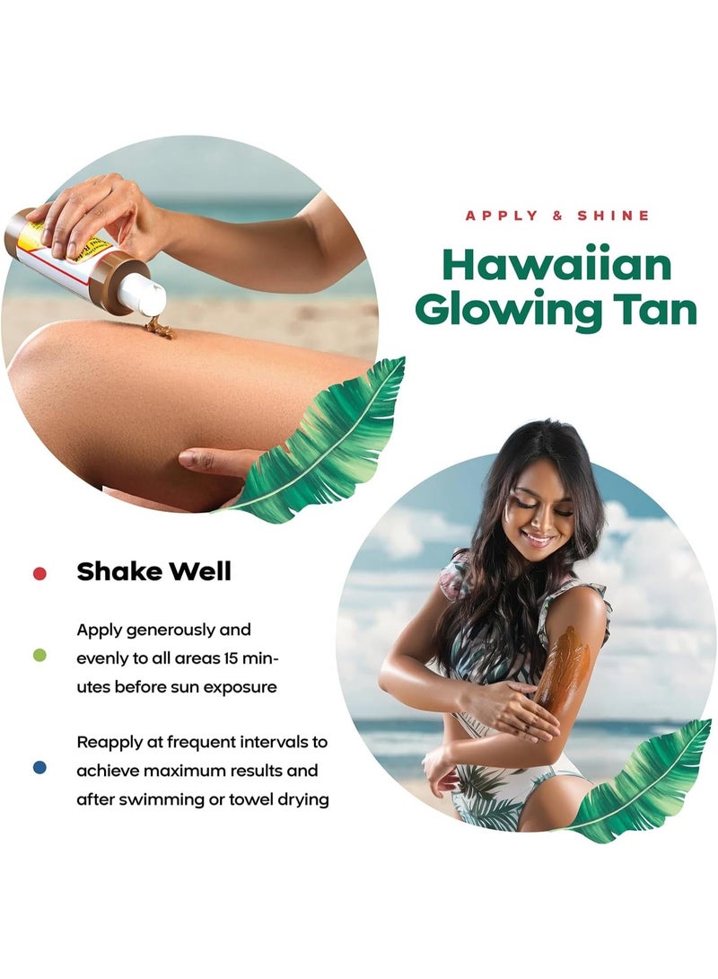 Maui Babe Browning Lotion 236ml All Natural Fast Dark Tan Lotion with Hawaiian Ingredients Sun Tanning Accelerator for Deep Long Lasting Tan - Image 2