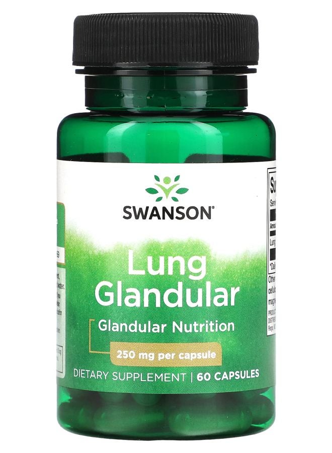 SWANSON Lung Glandular 250 mg 60 Capsules