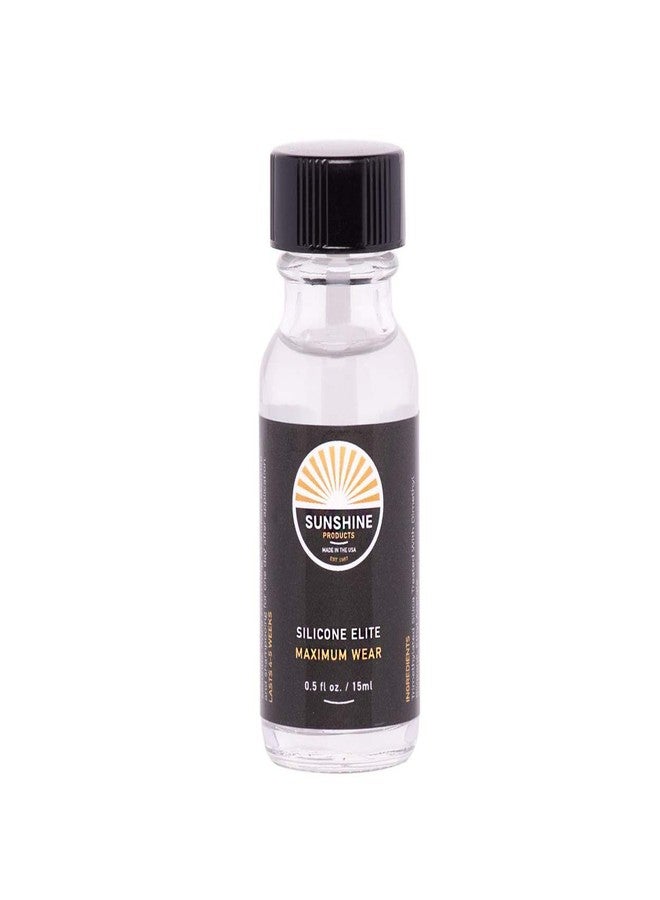 SUN SHINE Sunshine Tape | Elite Maximum Hold Silicone Wig Glue Adhesive | Brush Applicator | .5oz - Image 1