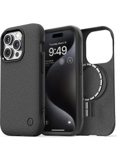 VRS Design Terra Guard Modern for iPhone 15 Pro Case Cover with MagSafe - Sandstone  - Image 1