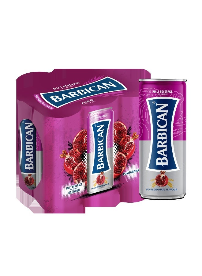 Barbican مشروب الشعير بنكهة الرمان غير الكحولي 250 مل في علبة × 24 عبوة - Image 4