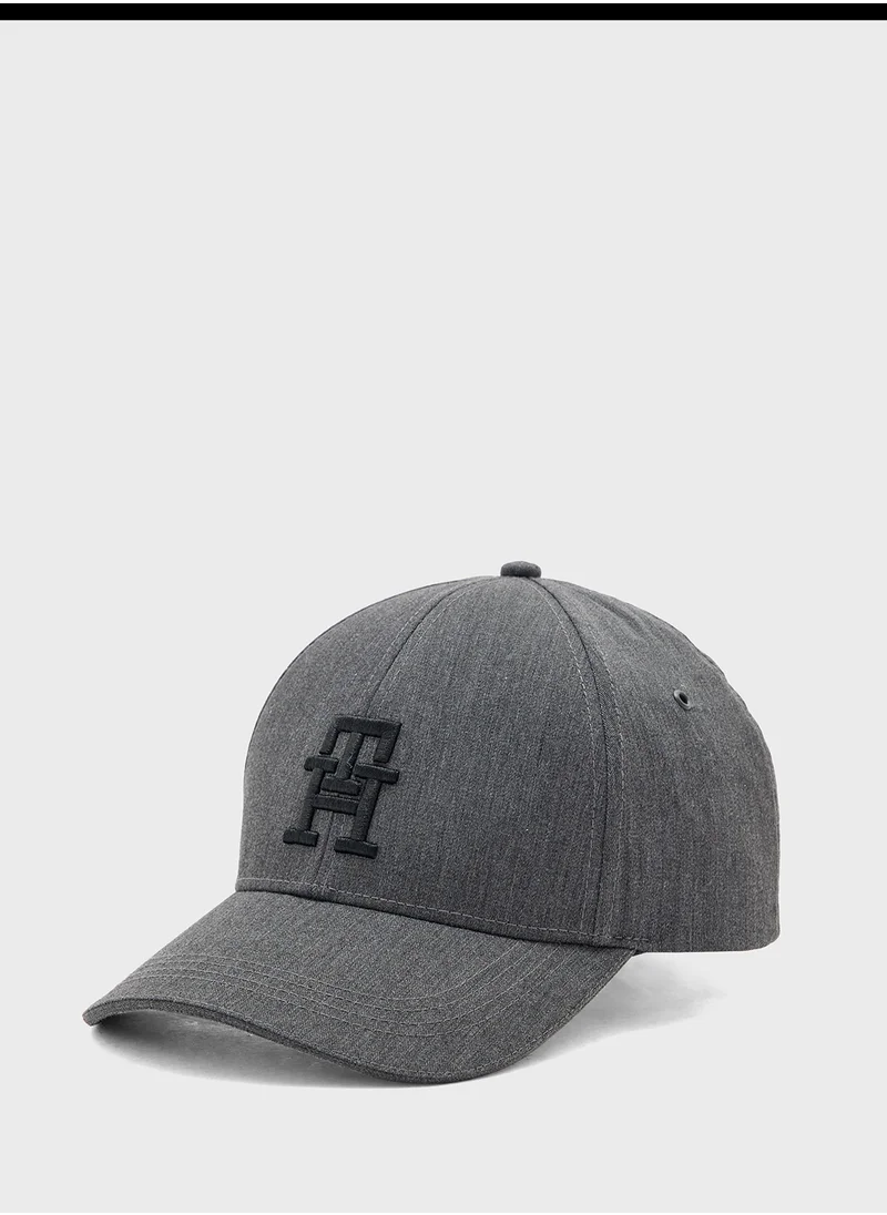 تومي هيلفيغر Logo Curved Peak Cap