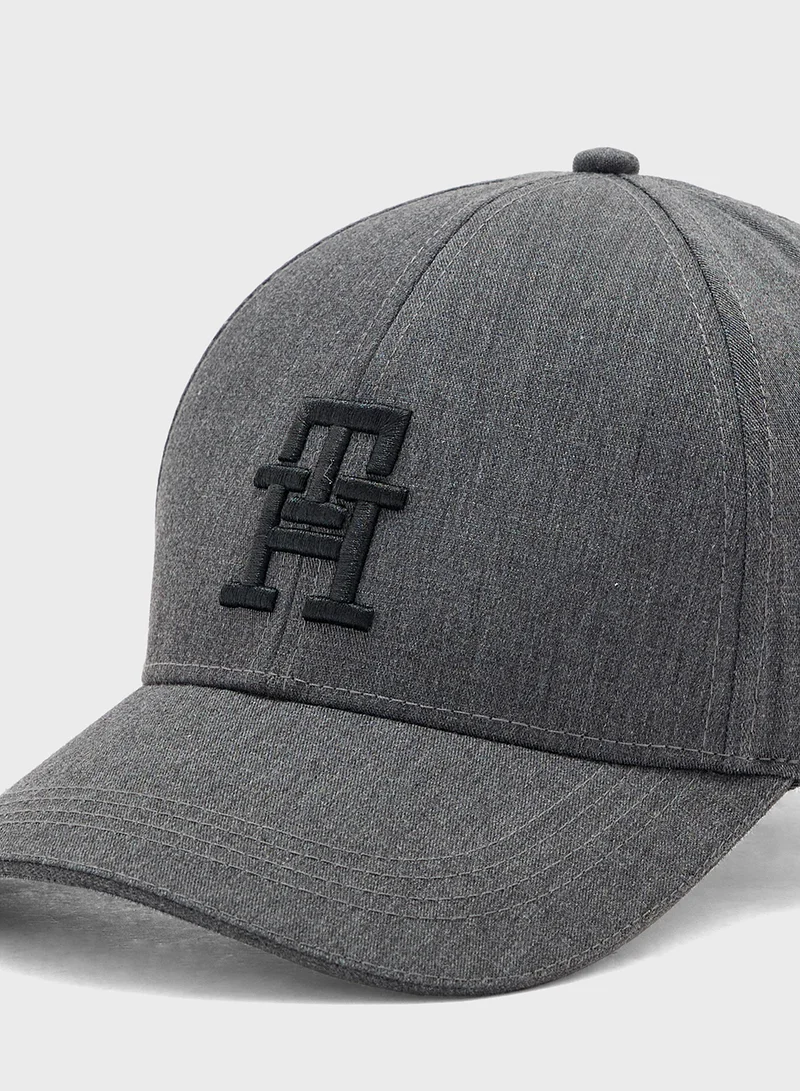 تومي هيلفيغر Logo Curved Peak Cap