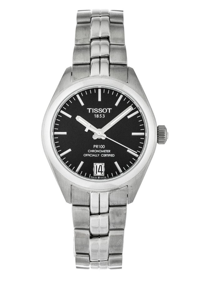 TISSOT PR 100 Automatic Black Dial Ladies Watch  - Image 1