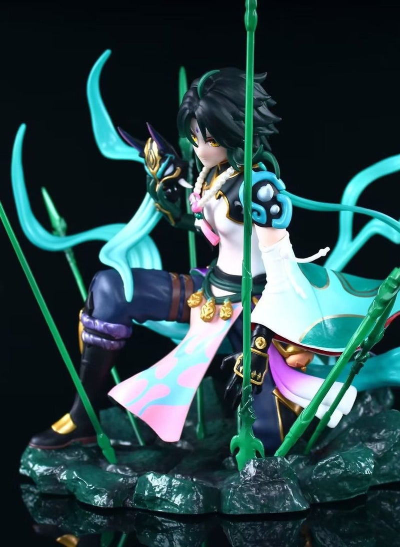 Genshin Impact Xiao Figure, Anime Collection Model Toy,Teenager Gifts Desktop Decoration